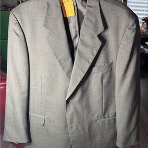 Kilburne and Finch Gray Suit Jacket Sports Coat Size 44S EPC